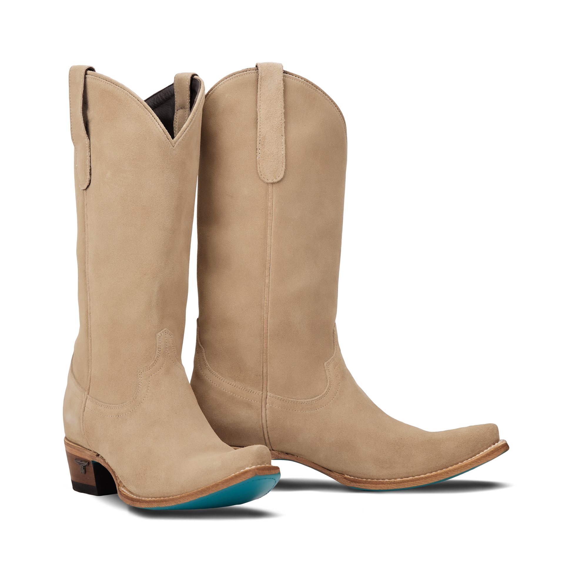 Emma Jane Lattesuede Cowboy Boots