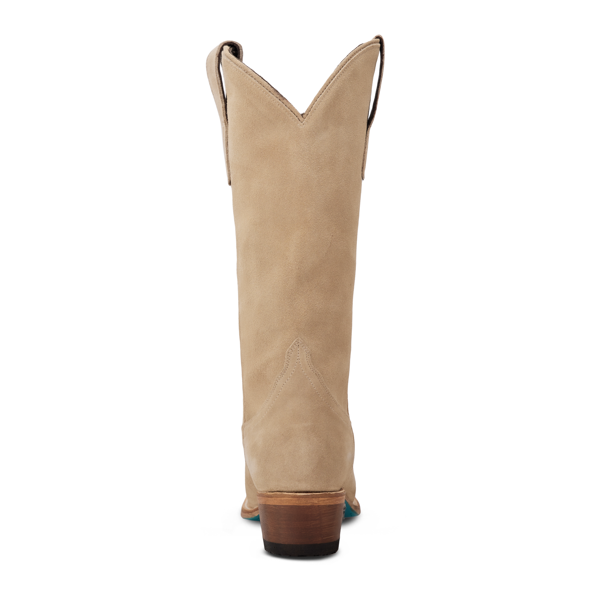 Emma Jane Latte Suede Cowboy Boot