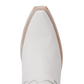 Emma Jane & Matthew White white boot toe detail