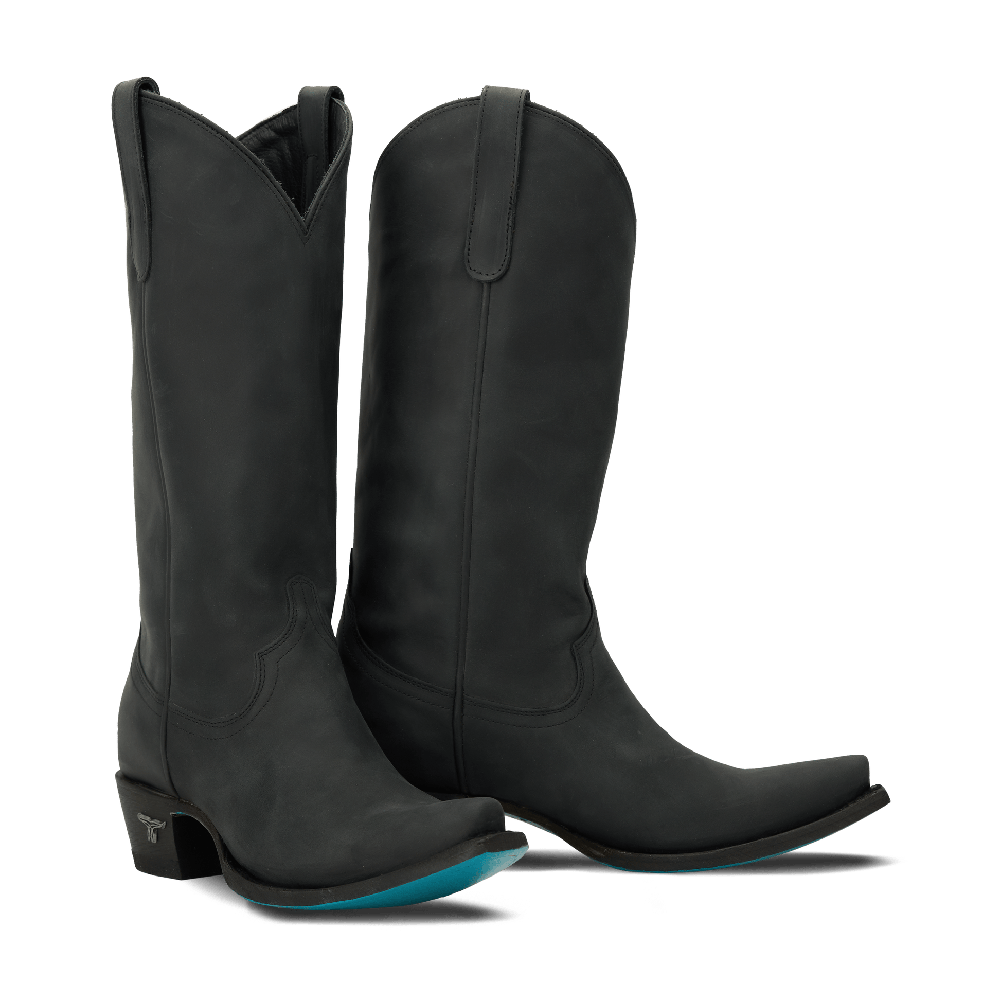 Emma Jane Matte Black PS1 Cowboy Boots