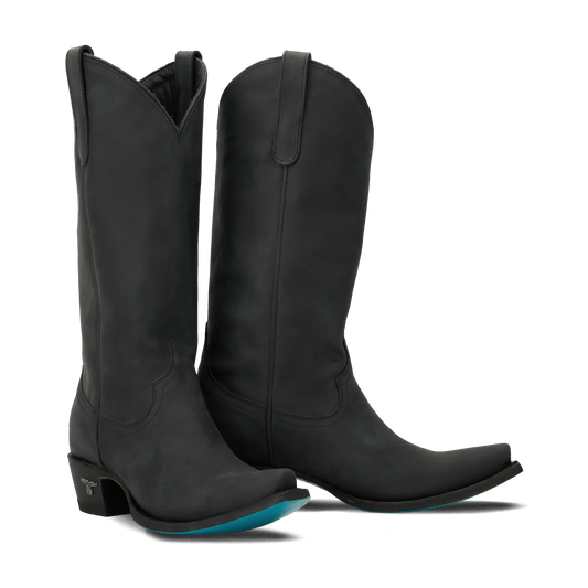 Emma Jane Matte Black PS1 Cowboy Boots