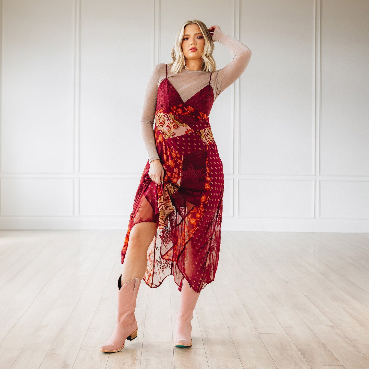 Emma Jane Boot - Blush