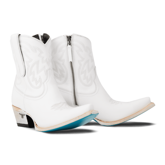 White Smokeshow Bootie Cowboy Boots
