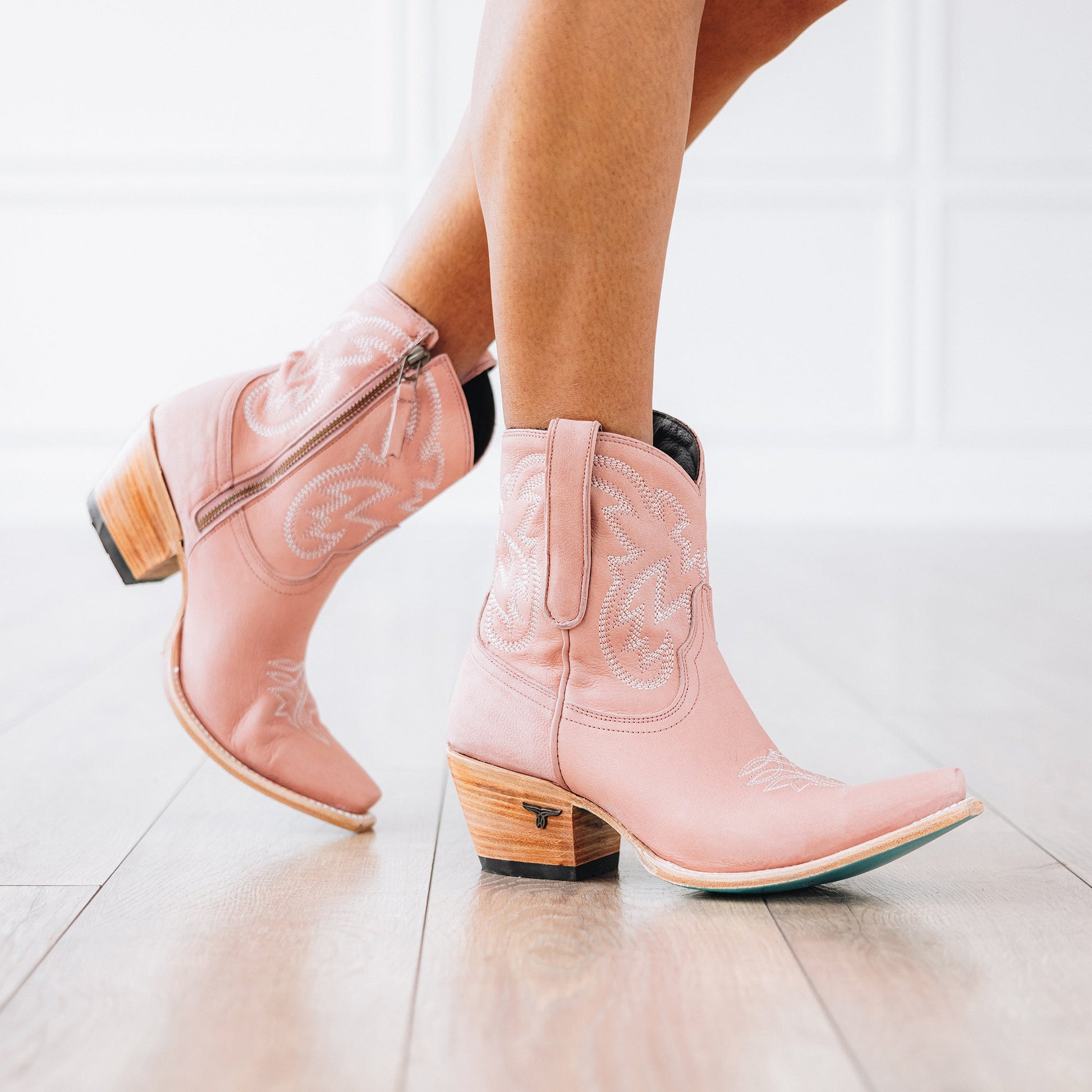 Pink Smokeshow Bootie Cowboy Boots