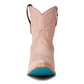 Blush pink Smokeshow Bootie with turquoise sole