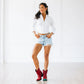 Smokeshow Bootie - Smoldering Ruby