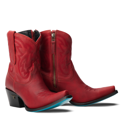 Red Smokeshow Bootie Smoldering Ruby Cowboy Boot