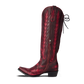 Lexington Knee High Corset - Black Cherry