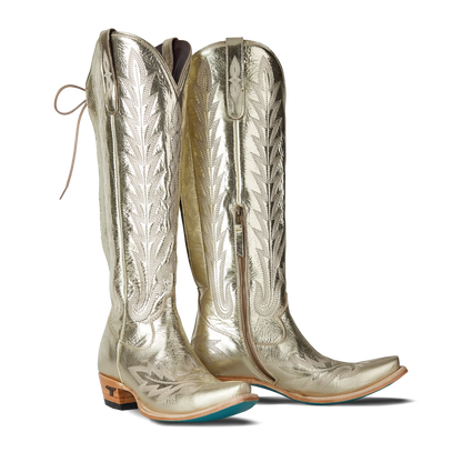 Lexington Knee High Corset - Champagne Metallic