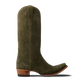 Olive suede Emma Jane cowboy boot