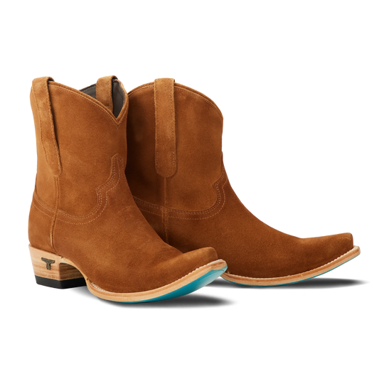 Emma Jane Bootie - Toffee Suede