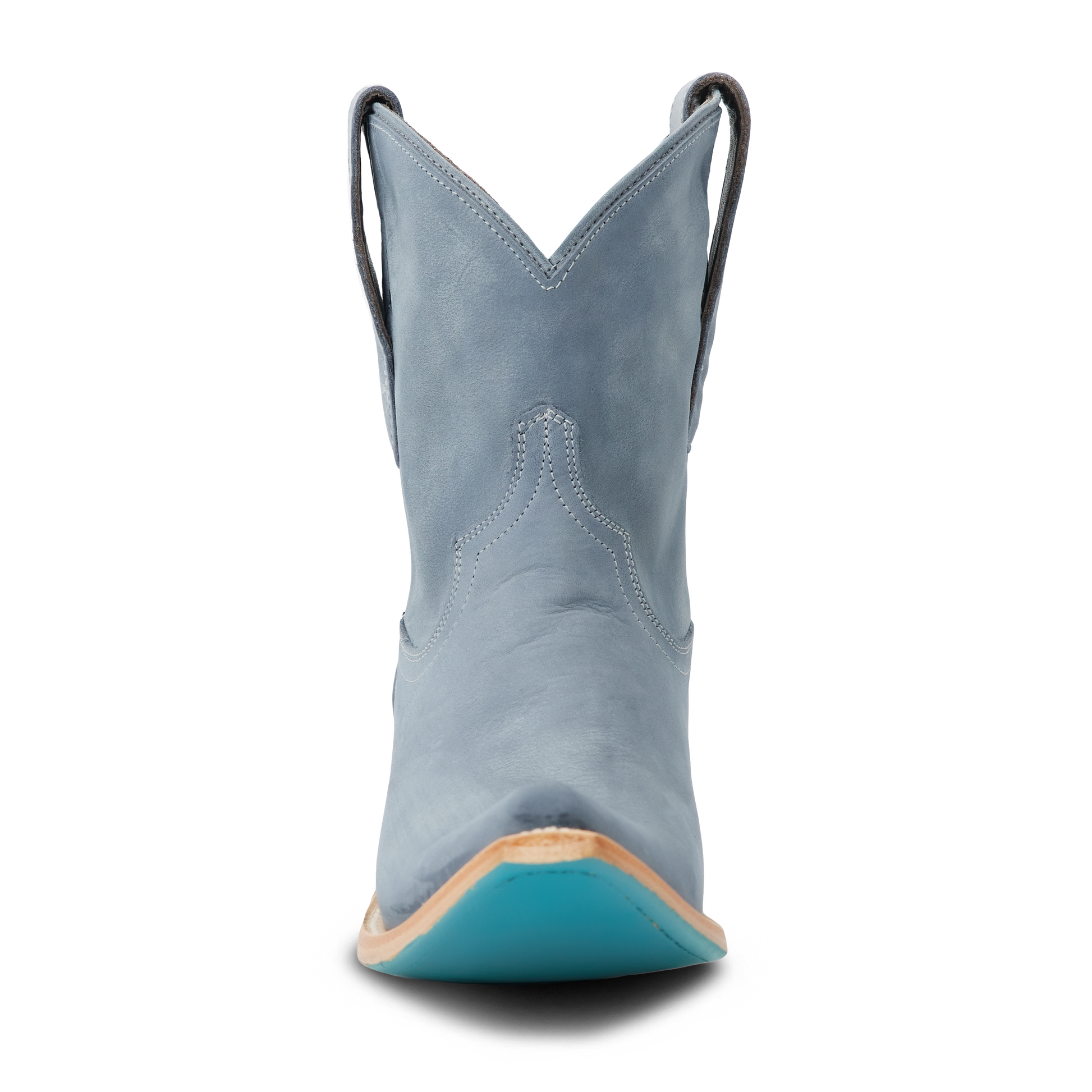 Emma Jane Bootie in Washed Denim