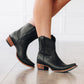 Emma Jane Bootie in Jet Black