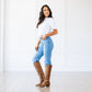 Woman in jeans and lb0570a-sandaga knee-high desert clay boots