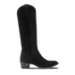 Plain Jane Boot - Soft Black Suede
