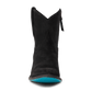 Black suede Plain Jane bootie