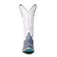 Lexington Boot - Washed Denim/Matte White