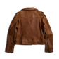 Basic Biker Jacket - Desert Clay Brown Leather