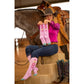 Lucky Lavender Light Pink Performance Boot Socks