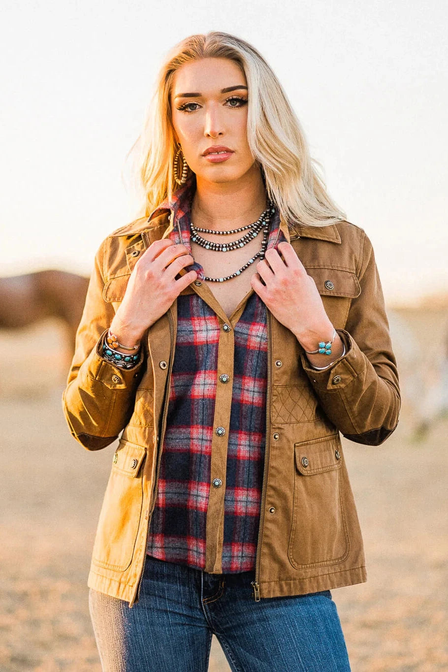 Hayes Safari Twill Jacket by Madison Creek Outfitters