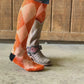 Orange Outlaw Performance Boot Socks