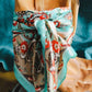 Taos Women's Scarf with Floral Print
