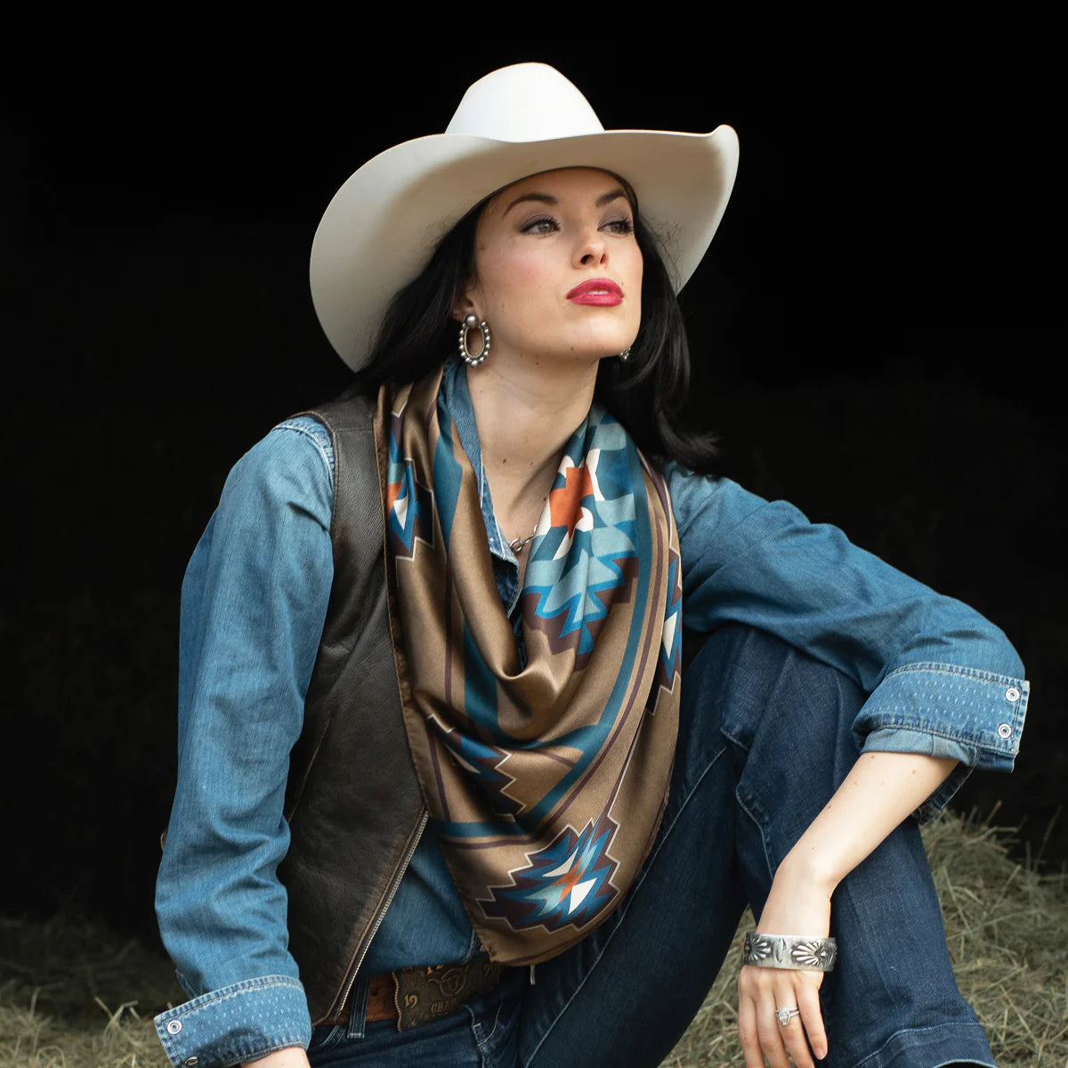 Telluride Wild Rag Scarf at Bourbon Cowgirl