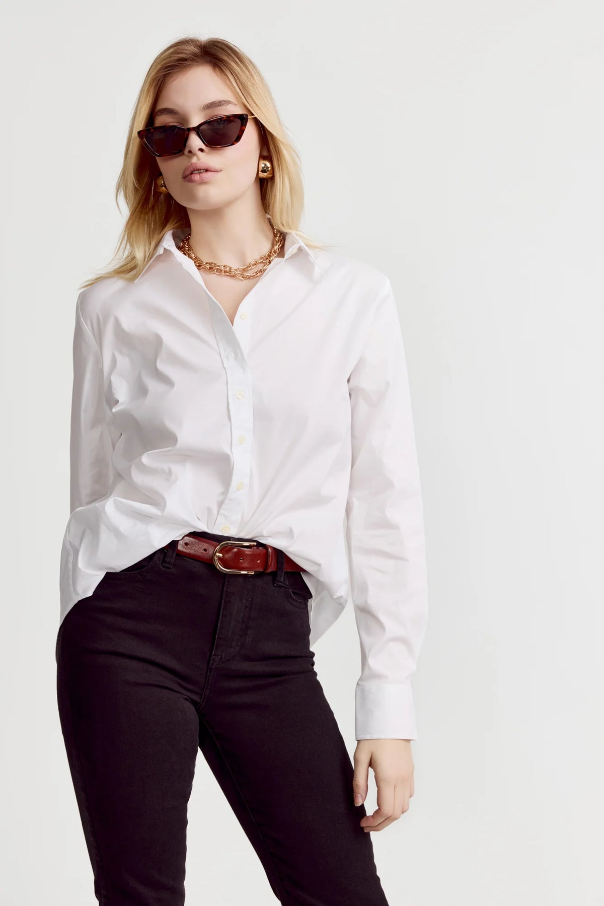 The Shirt by Rochelle Behrens - the Essentials Icon Shirt in White