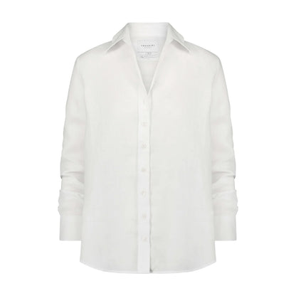The Boyfriend Shirt by Rochelle Behrens -  White