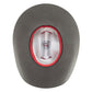 Gray cowboy hat interior view