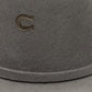 Close-up of gray hat with horseshoe logo, unnamed-273.