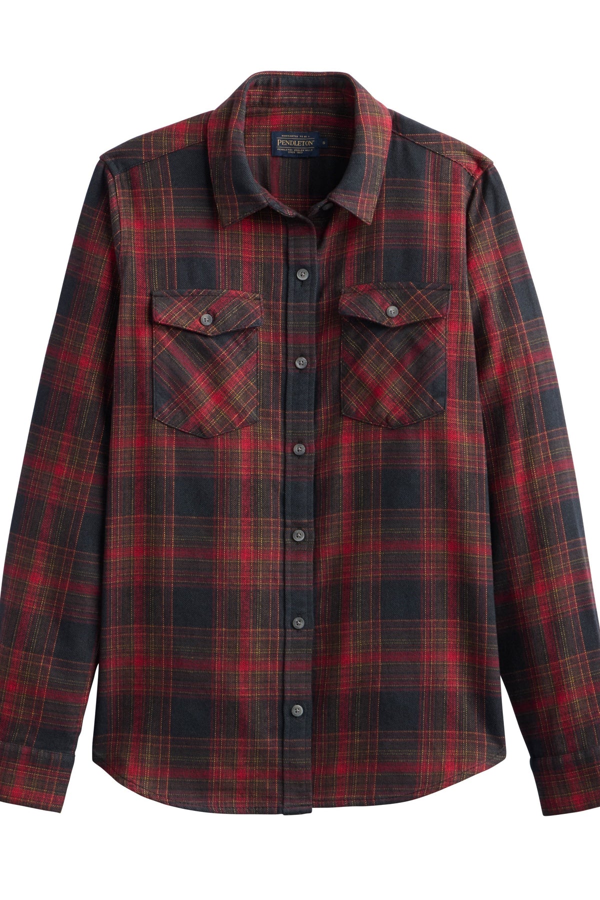 The Perfect Two Pocket Shirt Denim by Pendleton in Plaid