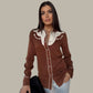 H Bar C San Juan Women's Shirt in Brown