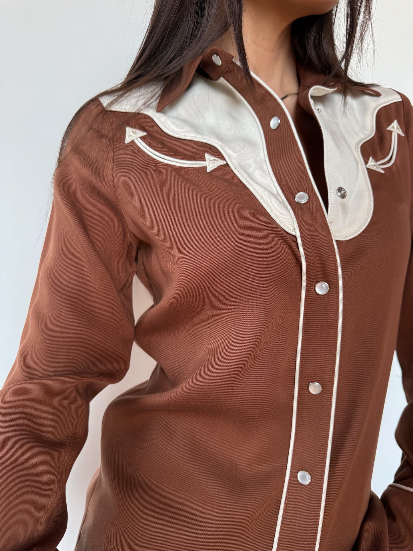 H Bar C San Juan Women's Shirt in Brown