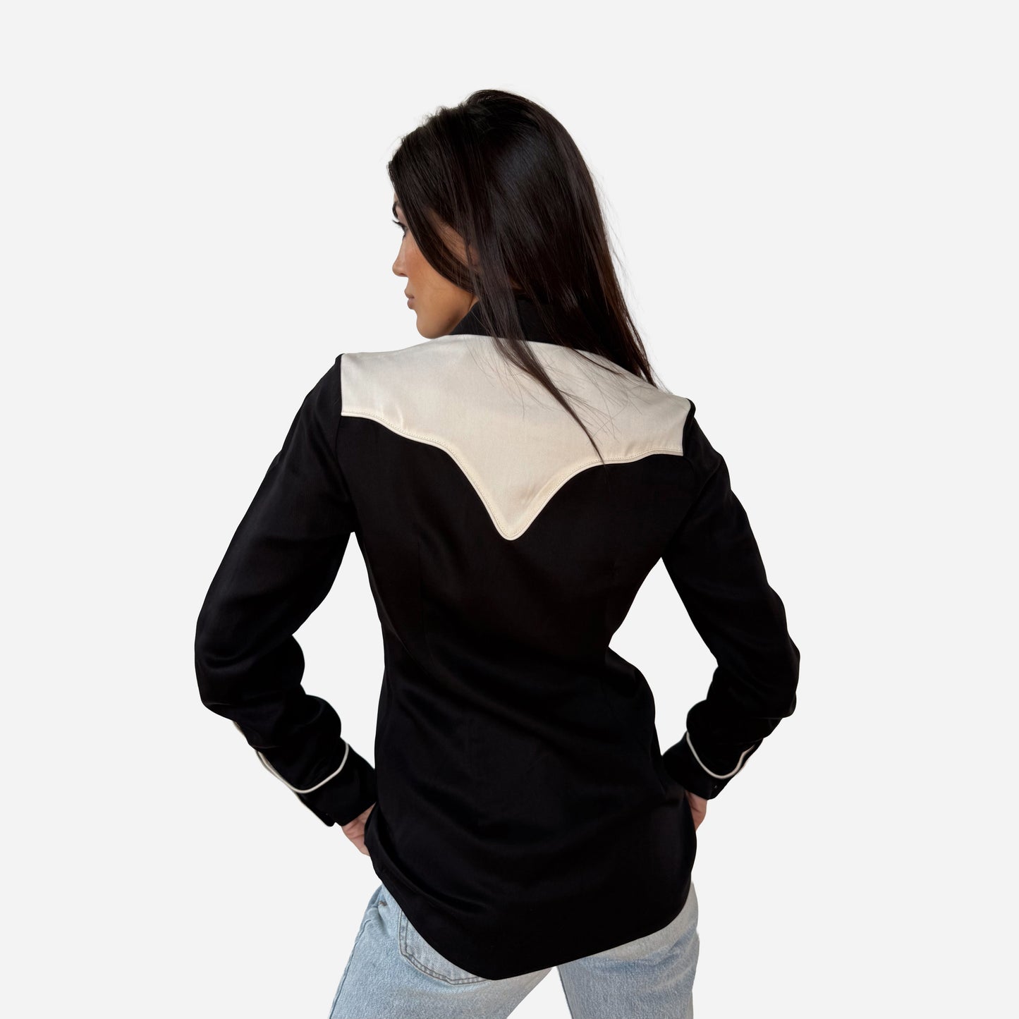 H Bar C San Juan Women's Western Shirt in Black