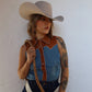 Atlanta Women's Sleeveless Shirt by H Bar C - Columbia Blue