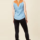 Atlanta Women's Sleeveless Shirt by H Bar C - Columbia Blue