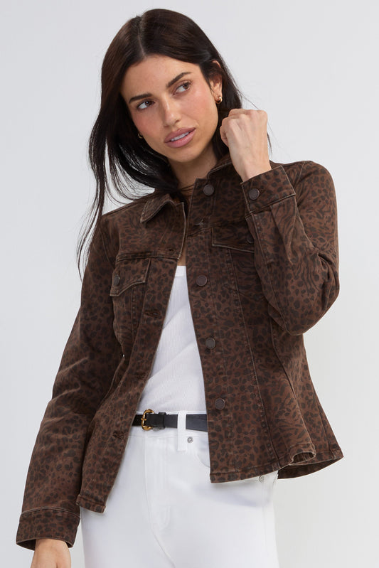 Fit and Flare Trucker Jacket by Liverpool