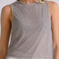 Metallic Mesh Tank Top by Elan