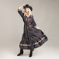 Woman in embroidered dress and hat