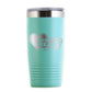 Teal Bless Your Heart tumbler B0028