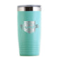 Teal Wrangler Butts Tumbler